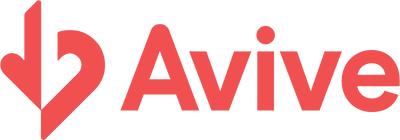 Avive Solutions logo red